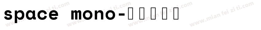 space mono字体转换